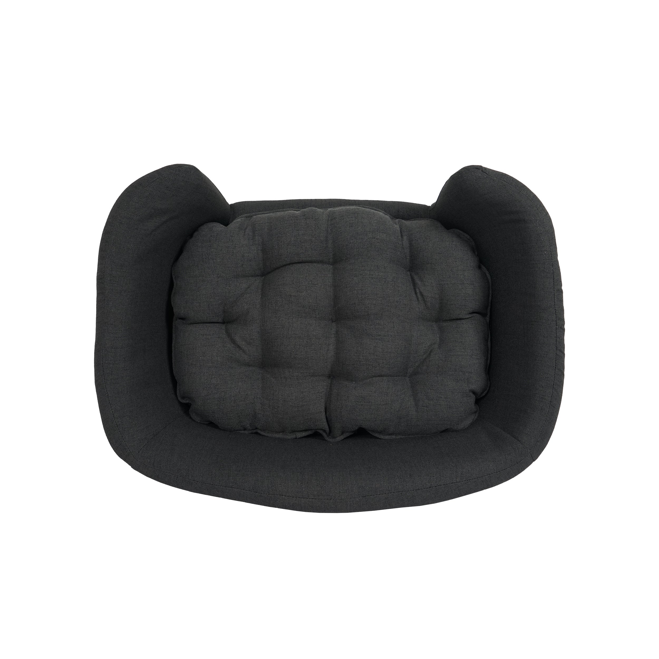Dog Bed/ Sofa Fabric Pet Couch with Supportive Foam and Wooden Legs, Elevated Design