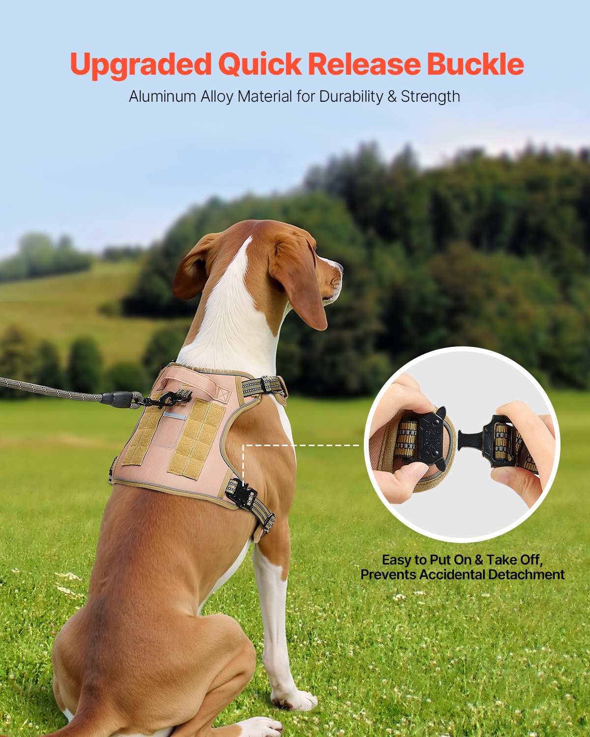 Dog Harness Adjustable for Medium and Large dogs