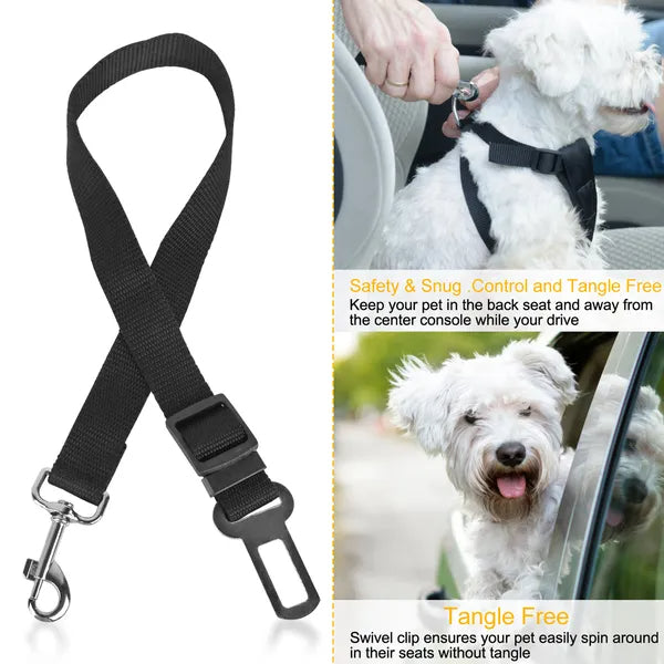 2 Pack Pet Seat Belt Adjustable