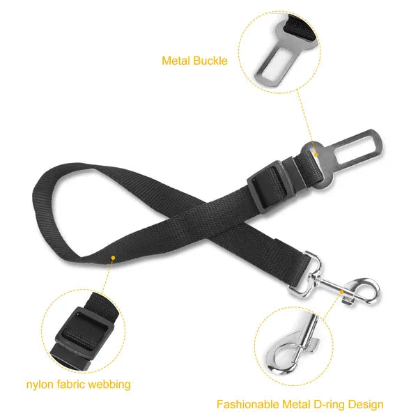 2 Pack Pet Seat Belt Adjustable