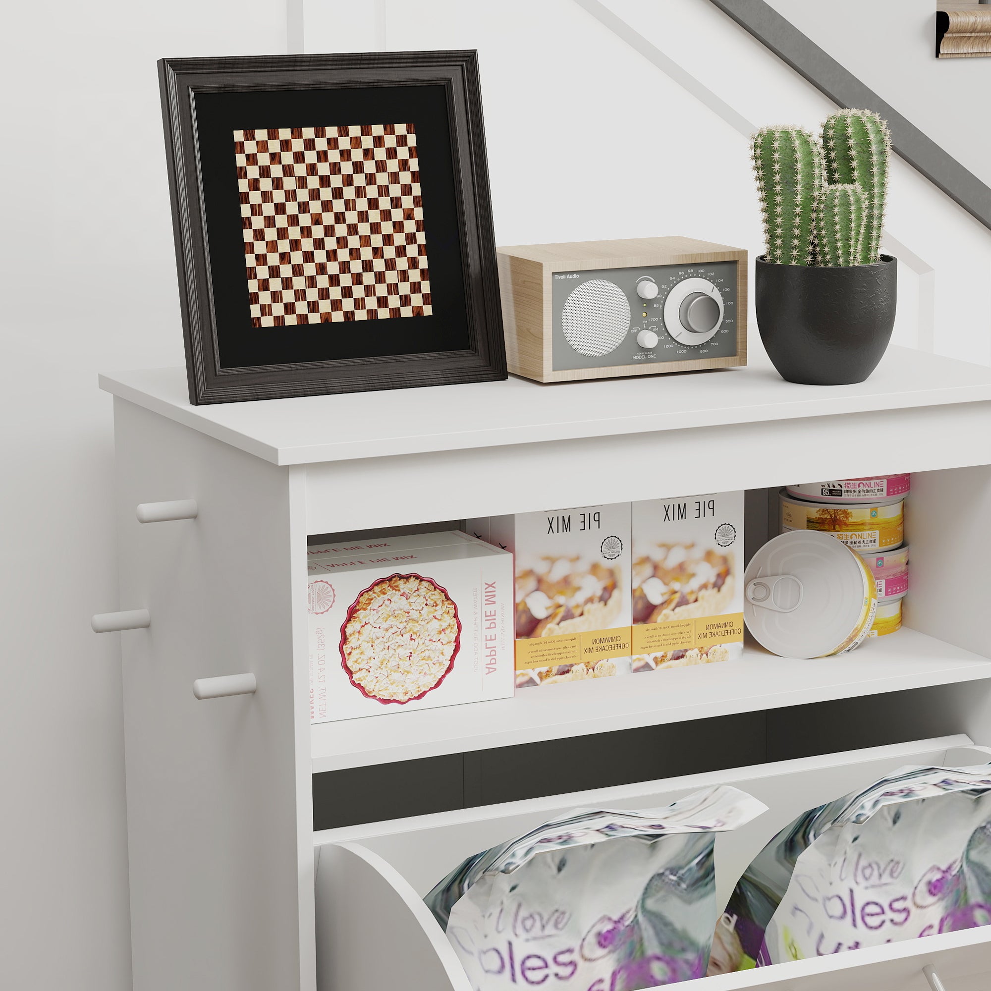 Pet Feeder Station/Storage Cabinet