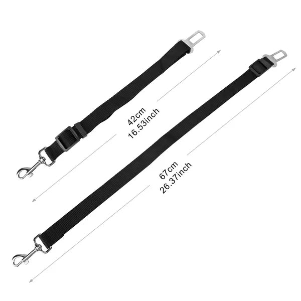 2 Pack Pet Seat Belt Adjustable