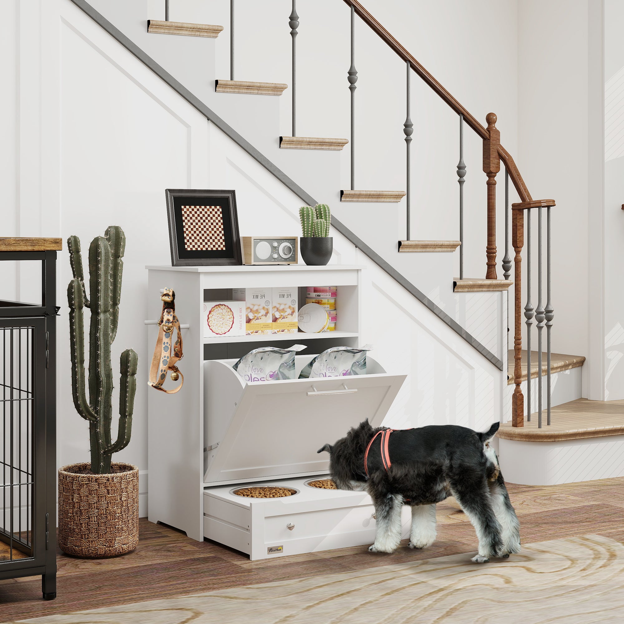 Pet Feeder Station/Storage Cabinet