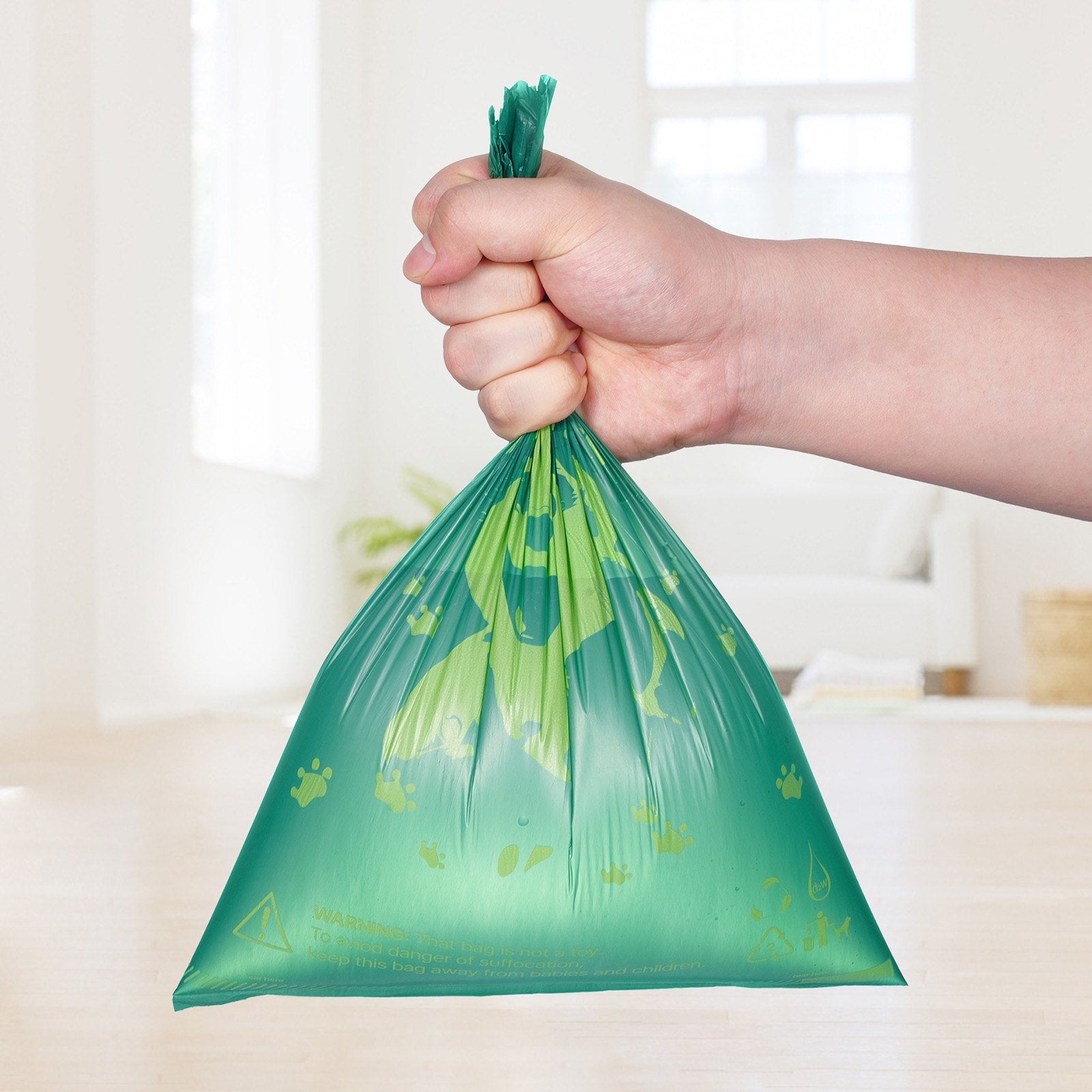 Poop Bags Refill Rolls 270PCS/ 18 rolls Lavender Scented Biodegradable