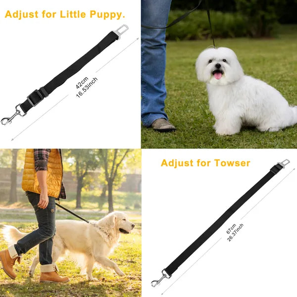 2 Pack Pet Seat Belt Adjustable