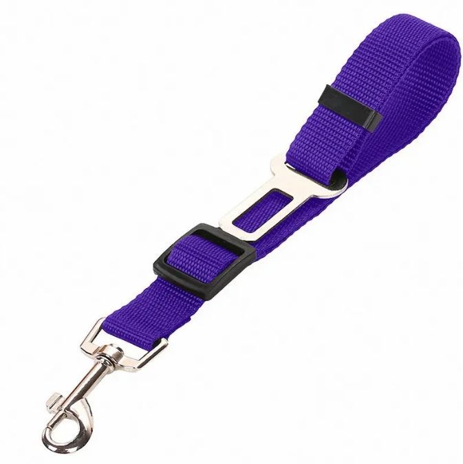 Vehicle Leash Nylon Adjustable Seat Belt for Pets