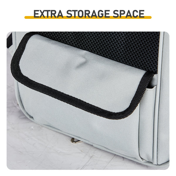 Pet Carrier Backpack, Expandable, Breathable Mesh Travel Backpack For Small Dogs Cats, Soft-Sided Pet Backpack Holds Up To 26 Lbs